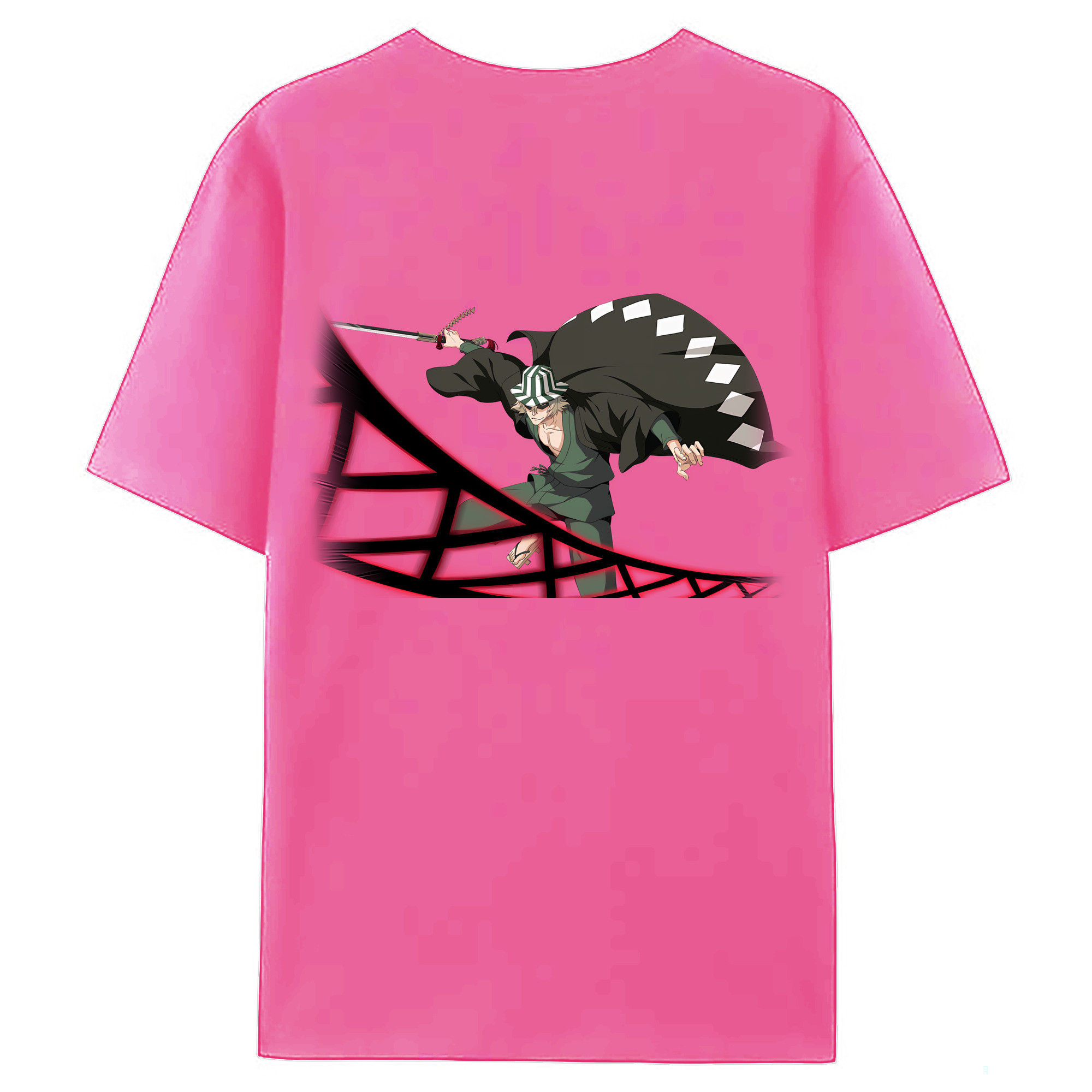（画像用） "ブリーチ 浦原 喜助（うらはら きすけ） BLEACH Urahara Kisuke " レディース半袖Tシャツ(バックプリント)